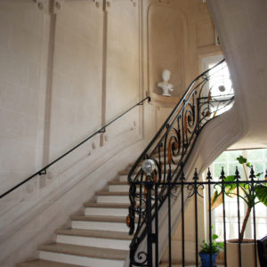 escalier du château des boulard